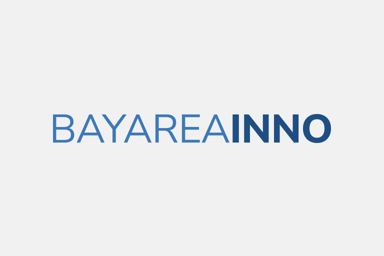 The logo of Bay Area Inno displayed on a light gray background, featuring the text 'BAYAREA' in lowercase and 'INNO' in bold uppercase style.